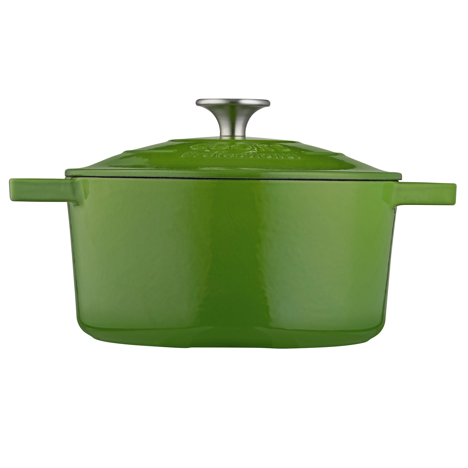 Cooks Professional 20cm Cast Iron Casserole | Graduated Green