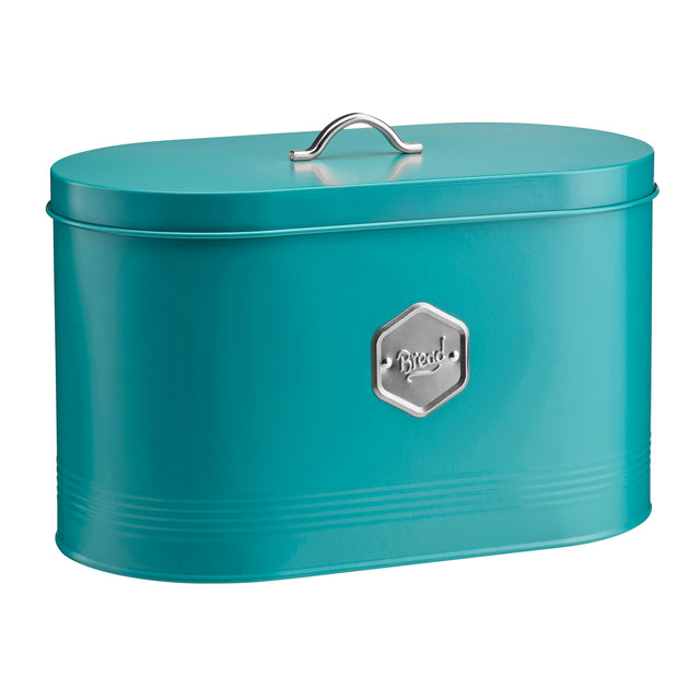 Cooks Professional Bread Bin | Teal / Silver