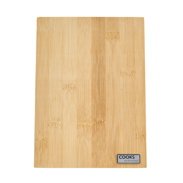 Cooks Professional Magnetic Bamboo Knife Block | Medium