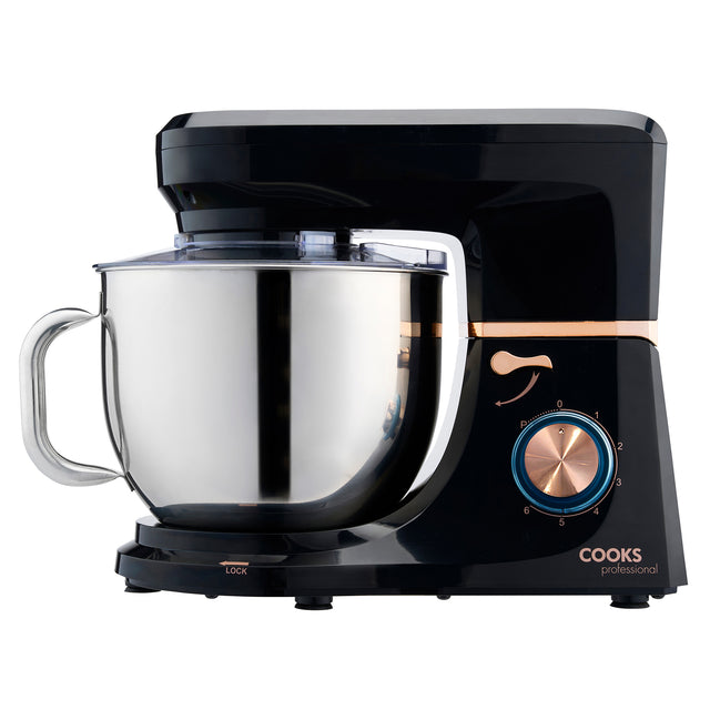 Cooks Professional 7L Stand Mixer | Black / Rose Gold