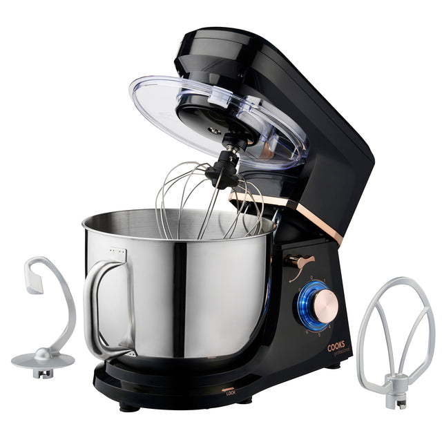 Cooks Professional 7L Stand Mixer | Black / Rose Gold