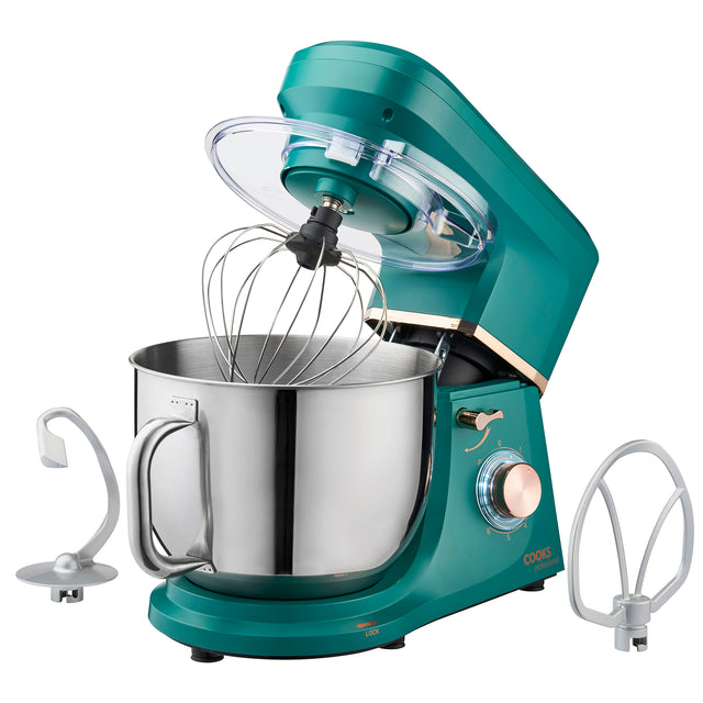 Cooks Professional 7L Stand Mixer | Teal / Rose Gold