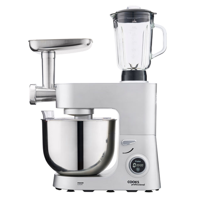 Cooks Professional Multi Function 8L Digital Stand Mixer | Silver