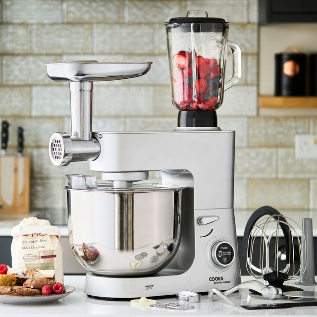 Cooks Professional Multi Function 8L Digital Stand Mixer | Silver