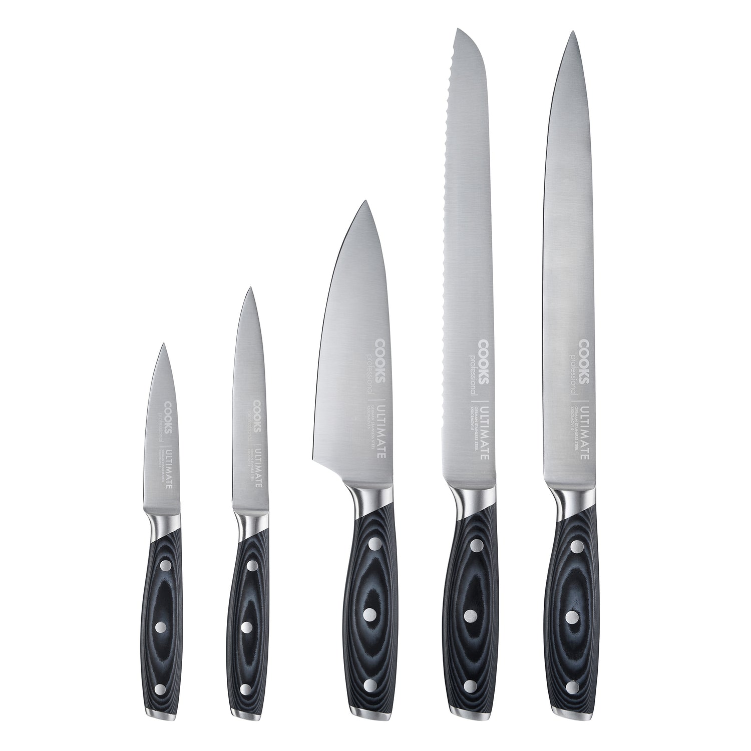 Cooks Professional ULTIMATE 5 Piece Knife Set