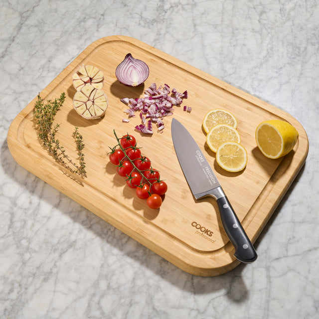 Cooks Professional Reversible Carving and Chopping Board | Bamboo