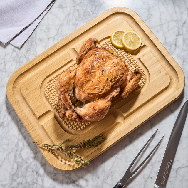 Cooks Professional Reversible Carving and Chopping Board | Bamboo