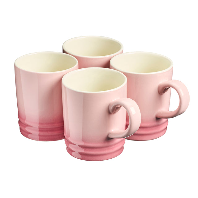 Cooks Professional 4 Piece Mug Set | 350ml | Pink