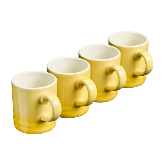 Cooks Professional 4 Piece Espresso Cup Set | Yellow