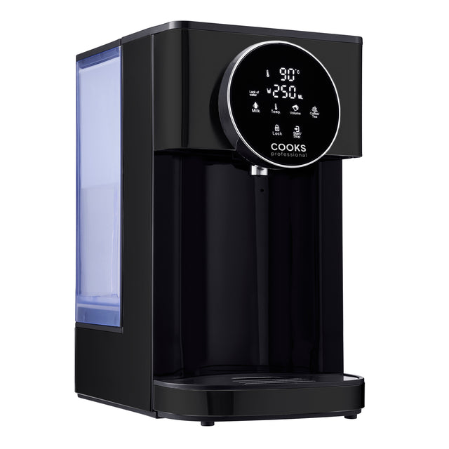 Cooks Professional 4L Digital Hot Water Dispenser | Black / Silver