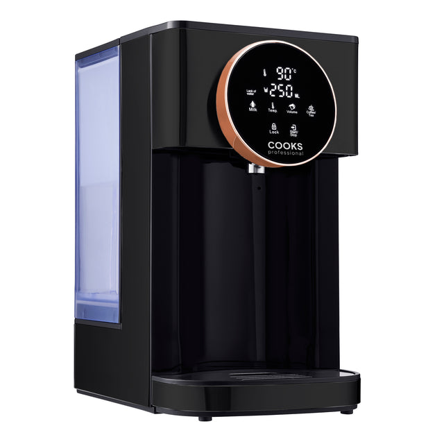 Cooks Professional 4L Digital Hot Water Dispenser | Black / Rose Gold