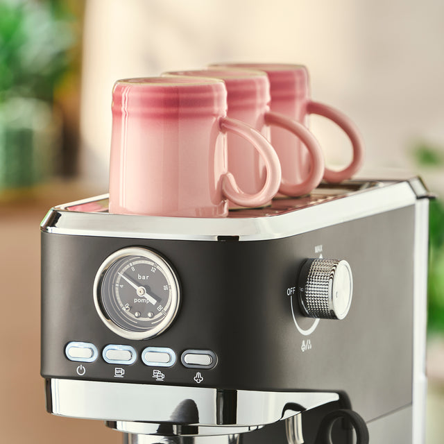 Cooks Professional 20 Bar Espresso Machine | Satin Black