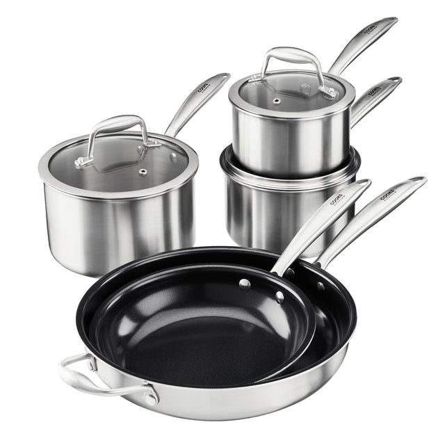 Cooks Professional Tri-Ply 5 Piece Cookware Set