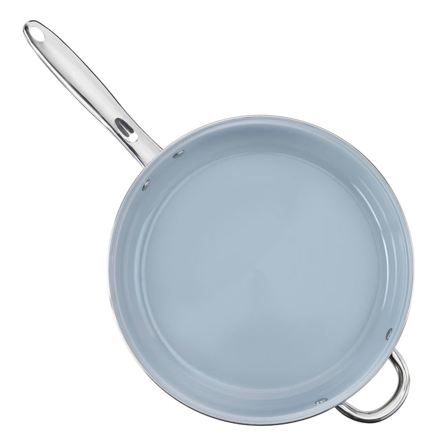 Cooks Professional 30cm Stainless Steel Long Handled Sauté Pan