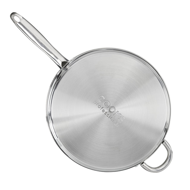 Cooks Professional 30cm Stainless Steel Long Handled Sauté Pan