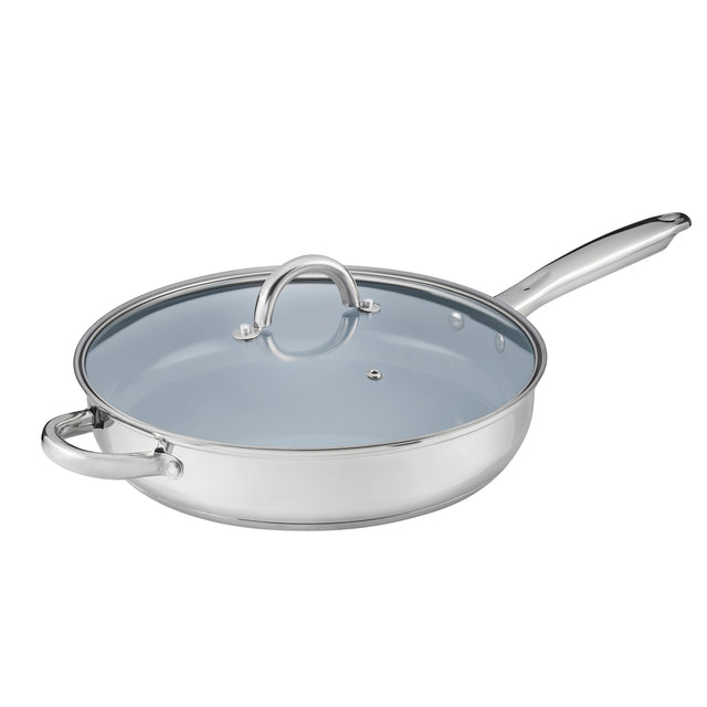 Cooks Professional 30cm Stainless Steel Long Handled Sauté Pan
