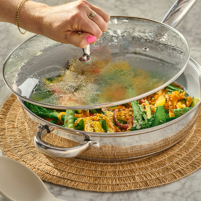 Cooks Professional 30cm Stainless Steel Long Handled Sauté Pan