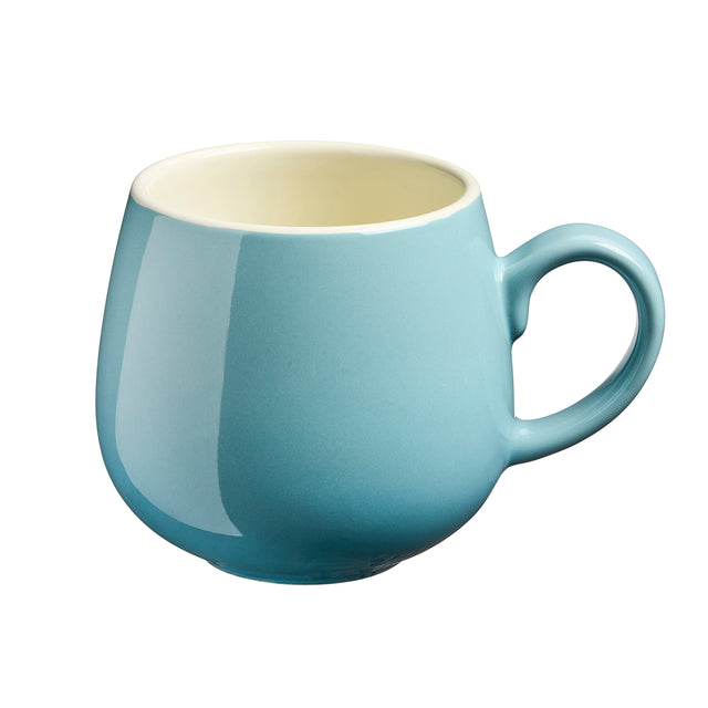 Cooks Professional Set of 4 Stoneware Mugs | 350ml | Blue