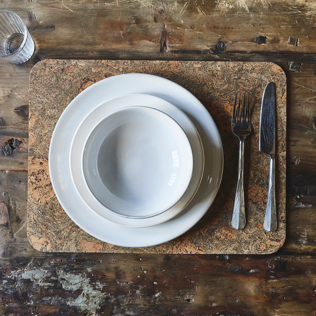 Cooks Professional Nordic Stoneware 12 Piece Dinner Set | White