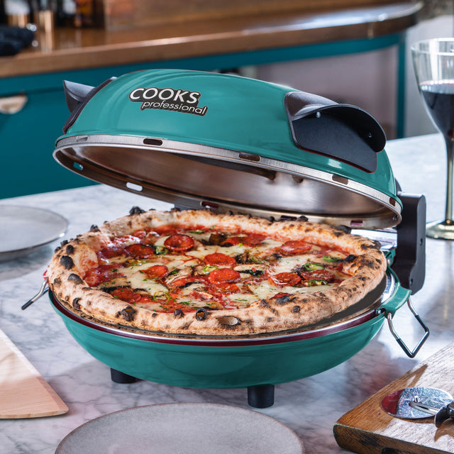 Cooks Professional Electric Pizza Oven | Teal