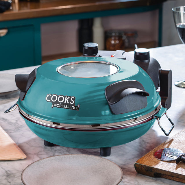 Cooks Professional Electric Pizza Oven | Teal