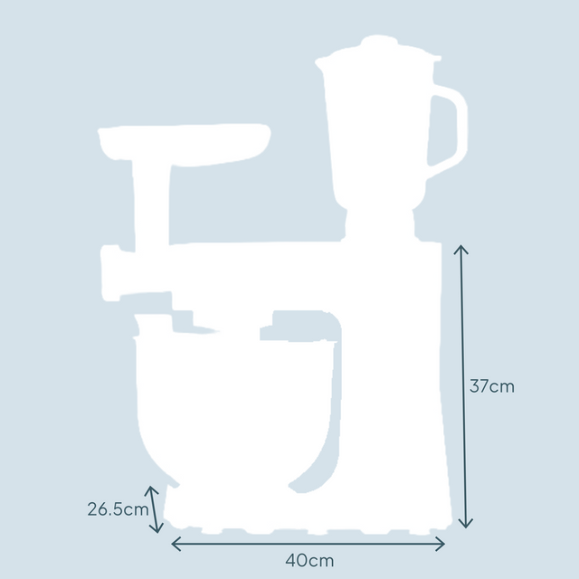 Cooks Professional Multi Function 8L Digital Stand Mixer | Black