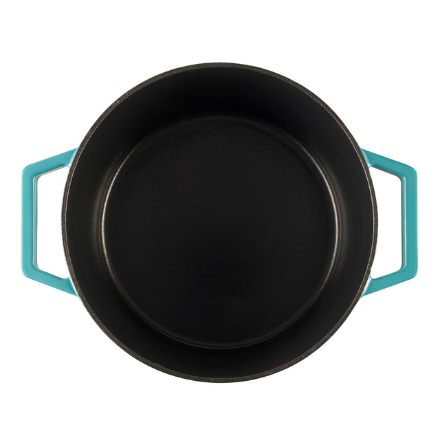 Cooks Professional 26cm Cast Iron Casserole | Graduated Teal