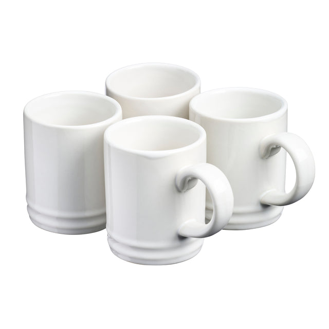 Cooks Professional 4 Piece Espresso Cup Set | White