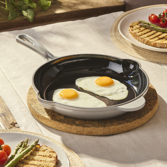 Cooks Professional Cast Iron Frying Pan | Grey