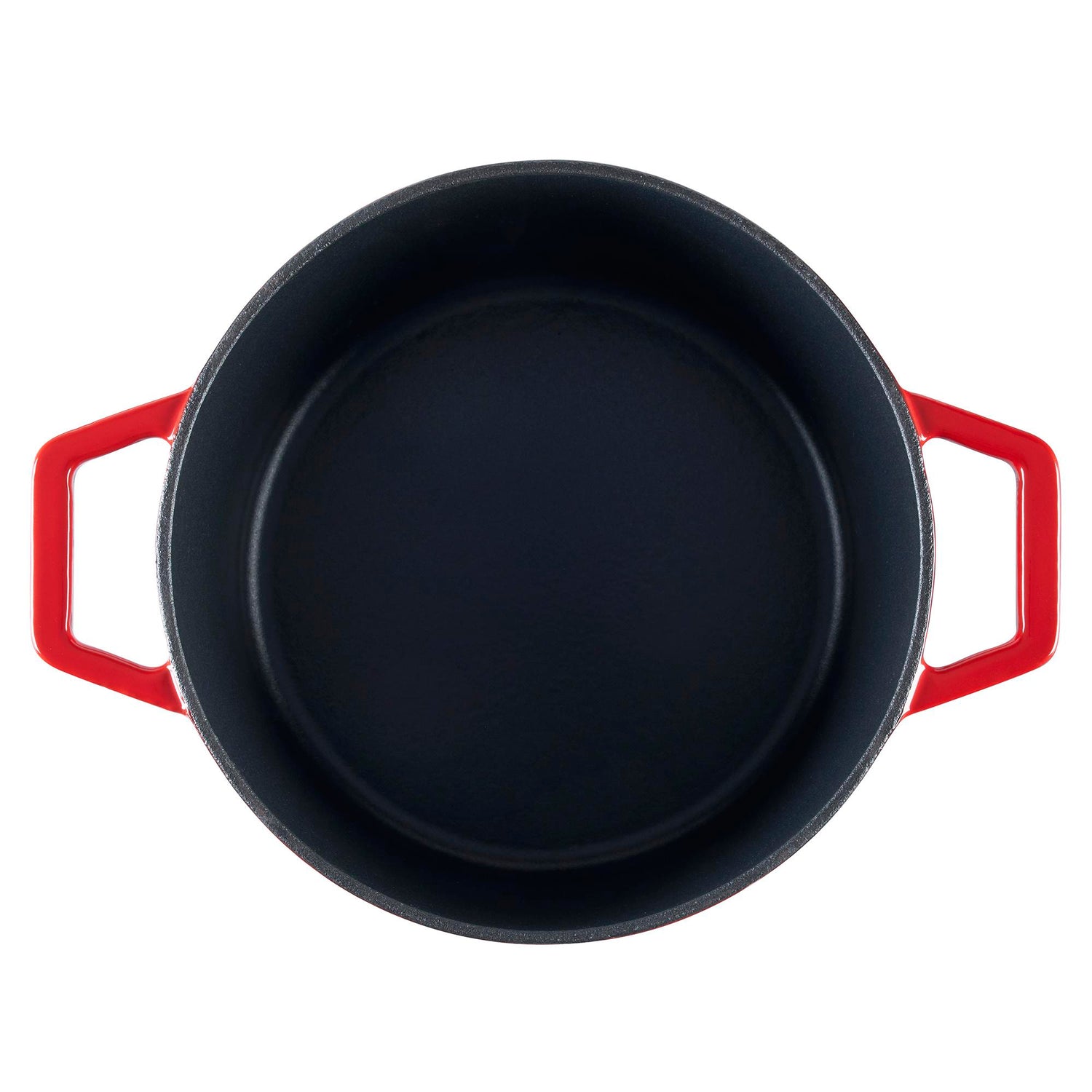 Cooks Professional 20cm Cast Iron Casserole | Graduated Red