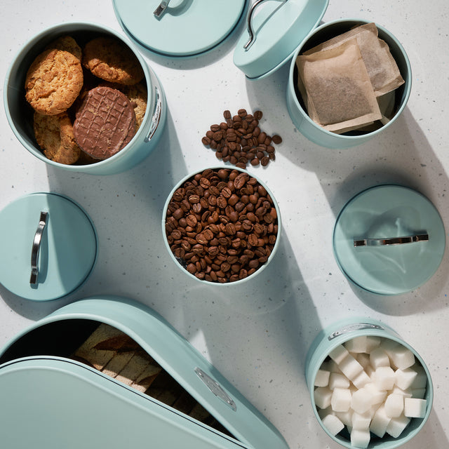 Cooks Professional 3 Piece Kitchen Storage Set | Blue / Silver