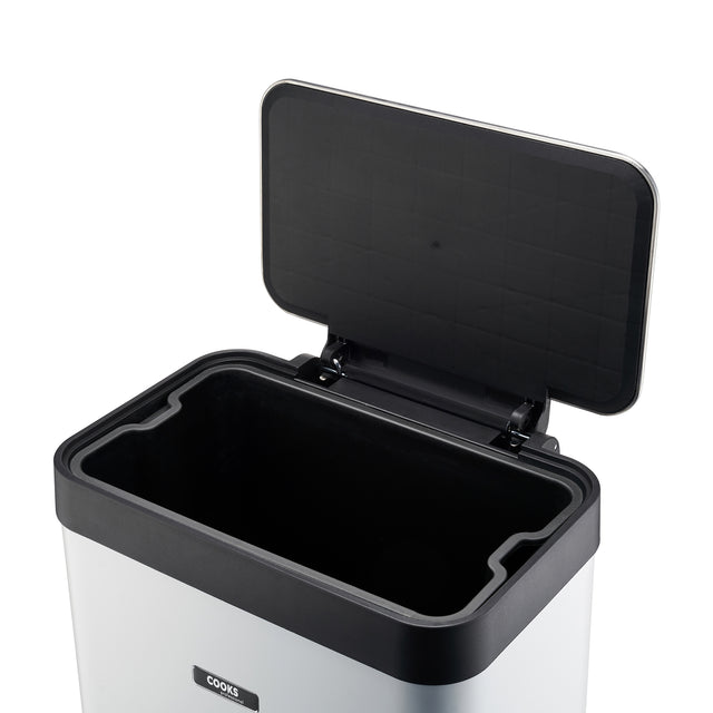 Cooks Professional XL Pedal Bin 65L | White