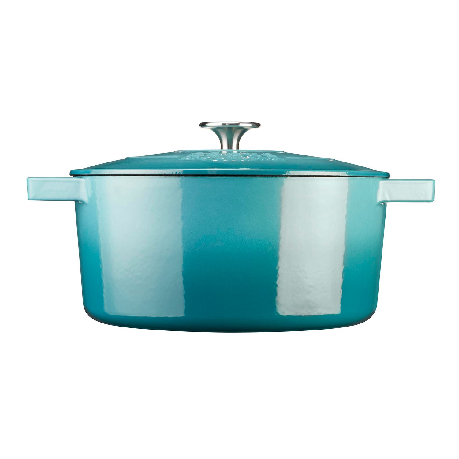 Cooks Professional 26cm Cast Iron Casserole | Graduated Teal