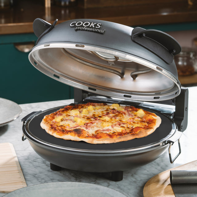 Cooks Professional Electric Pizza Oven Set | Grey