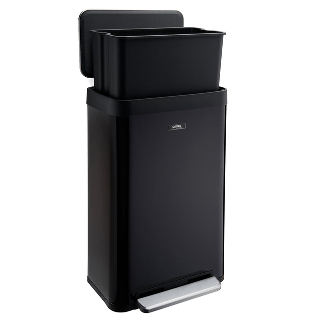 Cooks Professional XL Pedal Bin 65L | Black