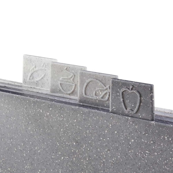 Cooks Professional 4 Piece Index Chopping Board Set | Granite effect