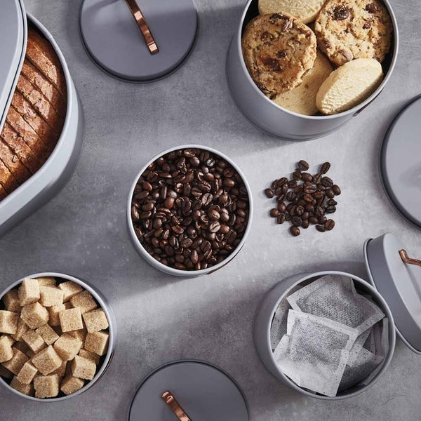 Cooks Professional 5 Piece Kitchen Storage Set | Grey / Copper