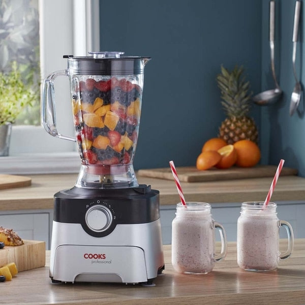 Cooks Professional Food Processor | Black / Silver