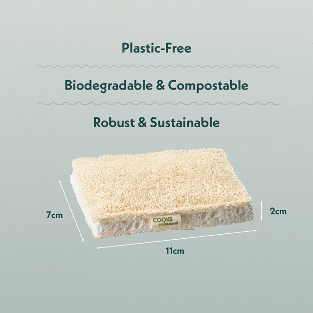 Cooks Professional Eco Sponge Scourers | Multi Pack