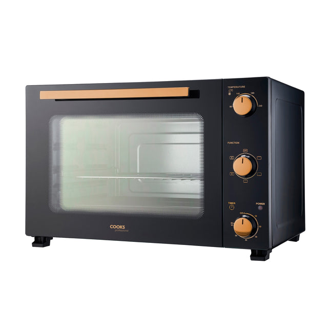 Cooks Professional 48L Mini Oven | Black / Copper
