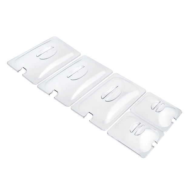 Cooks Professional Set of 5 Clear Lids for 5 Section Buffet Warmer