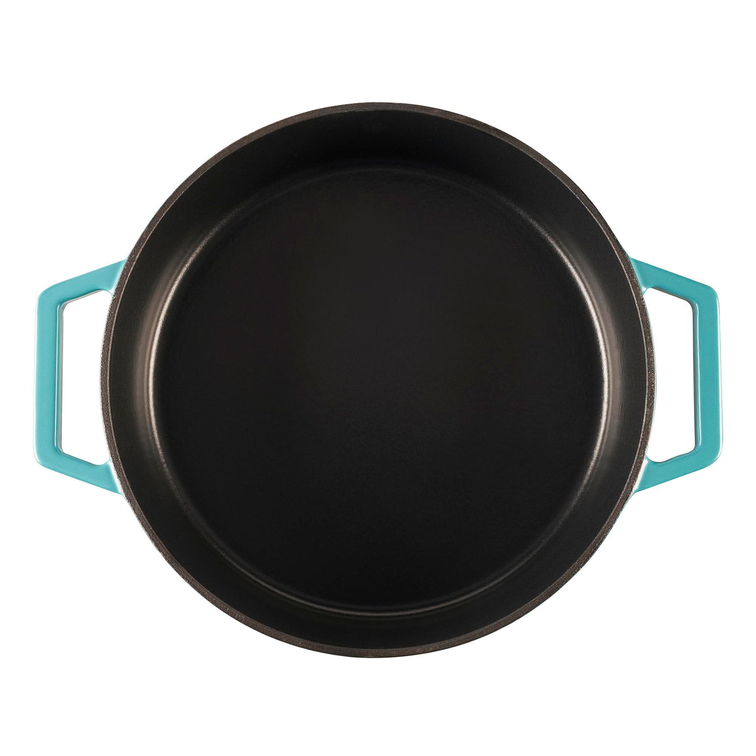 Cooks Professional 28cm Shallow Cast Iron Casserole | Graduated Teal