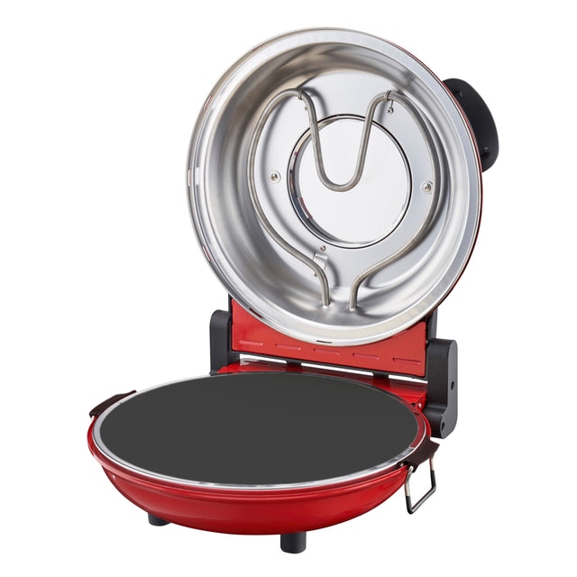 Cooks Professional Electric Pizza Oven Set | Red