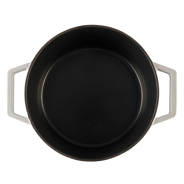 Cooks Professional 26cm Cast Iron Casserole | Graduated Grey