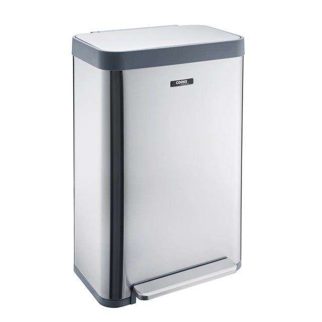 Cooks Professional XL Pedal Bin 65L | Silver