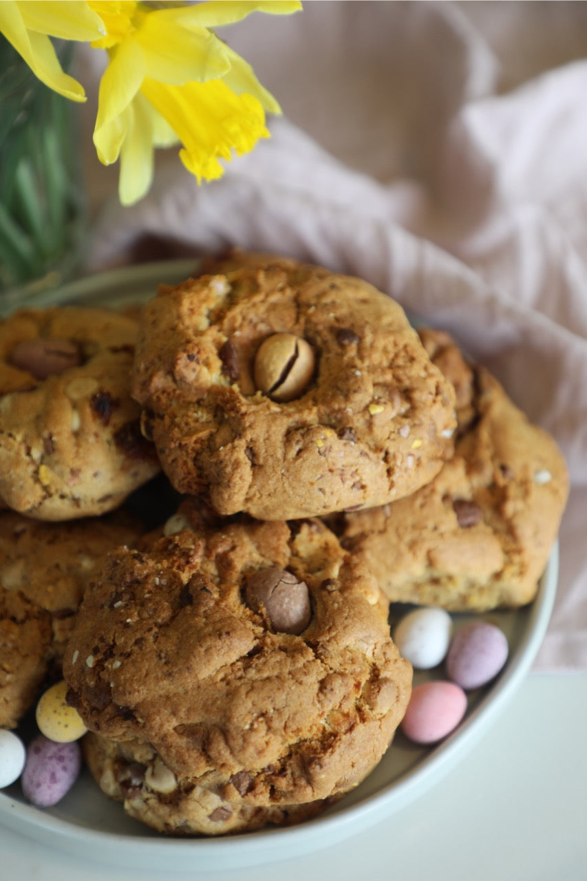 Air Fryer Easter: Mini Egg & Creme Egg Cookies