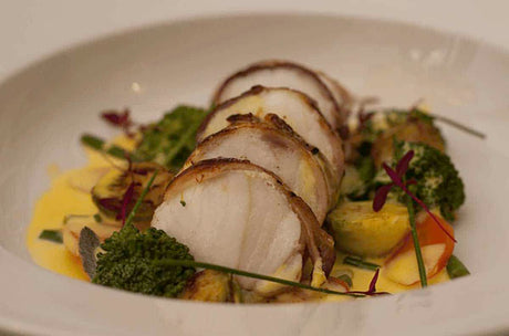 Bacon-Wrapped Monkfish