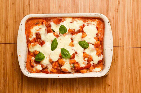 Chorizo & Mozzarella Gnocchi Bake