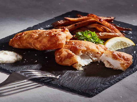 Coconut Battered Fish & Chips