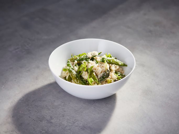 Sugar Snap Pea & Asparagus Risotto